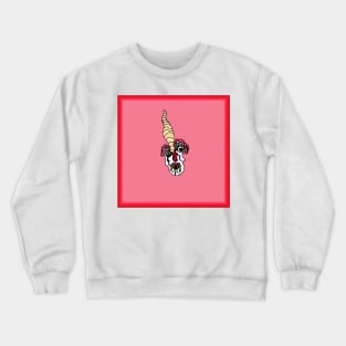 Worm Sliding Into Yr Skull Crewneck Sweatshirt